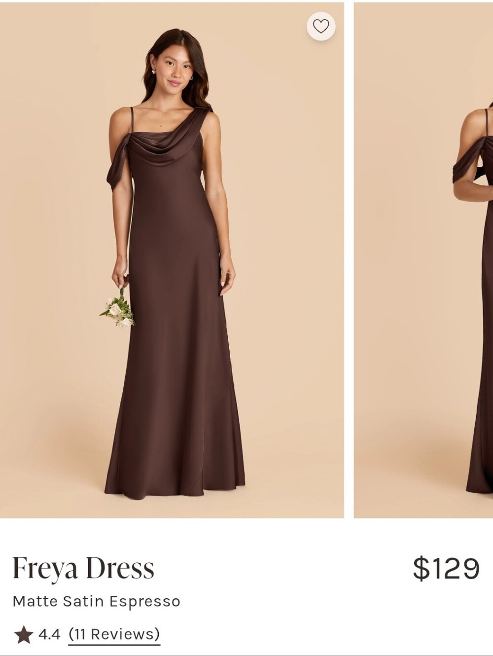 Birdy Grey Freya In Matte Satin Espresso